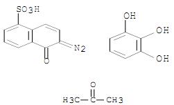 2-Propanone, polymer with 1,2,3-benzenetriol, 6-diazo-5,6-2-Propanone, polymer with 1,2,3-benzenetriol, 6-diazo-5,6-